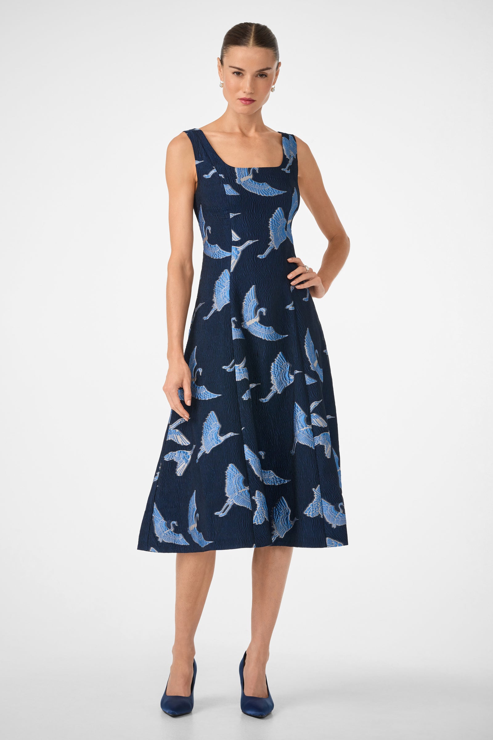 Valor Sleeveless Midi Dress