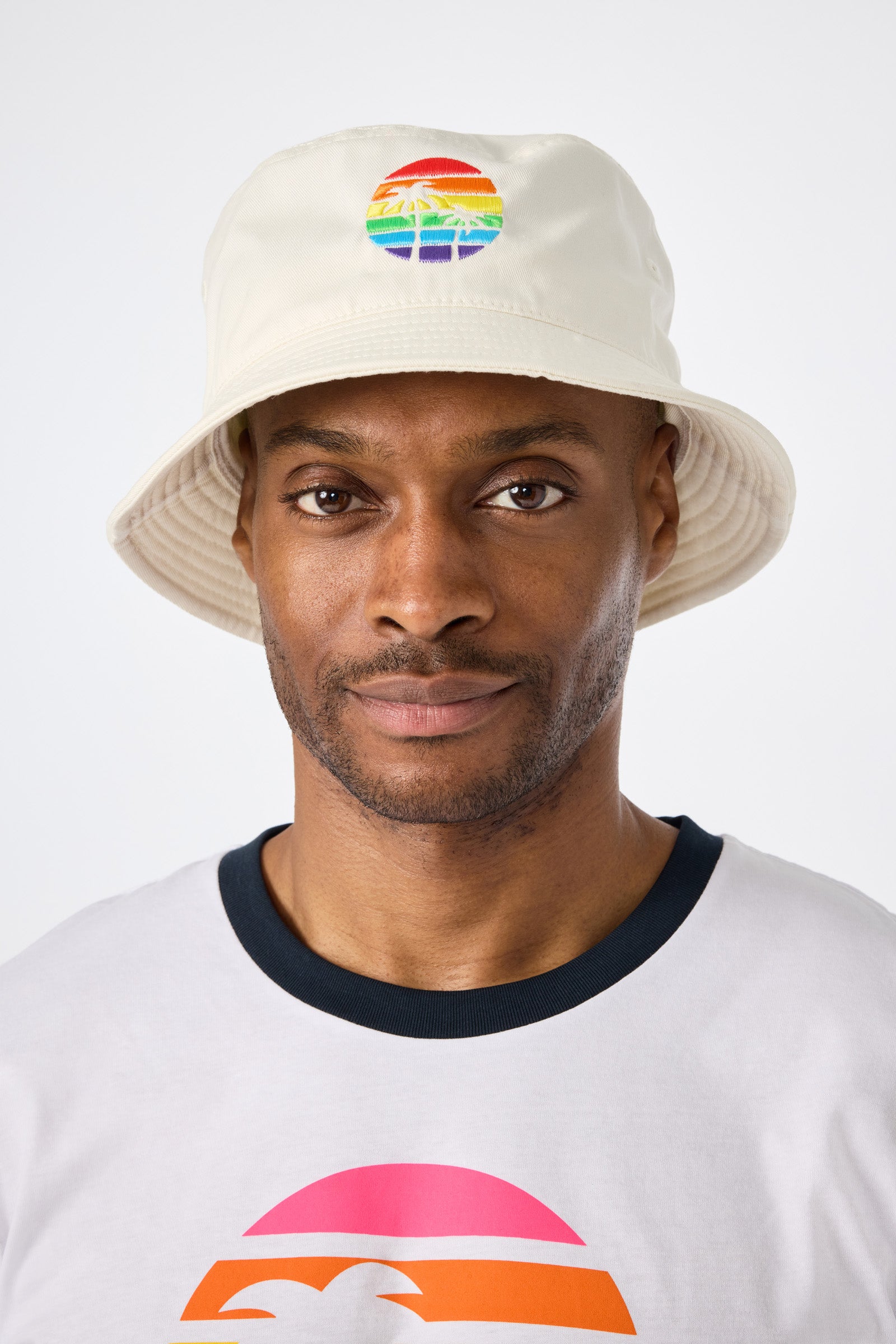 Pride Colorful Bucket Hats Coach Pride Rainbow Signature Bucket