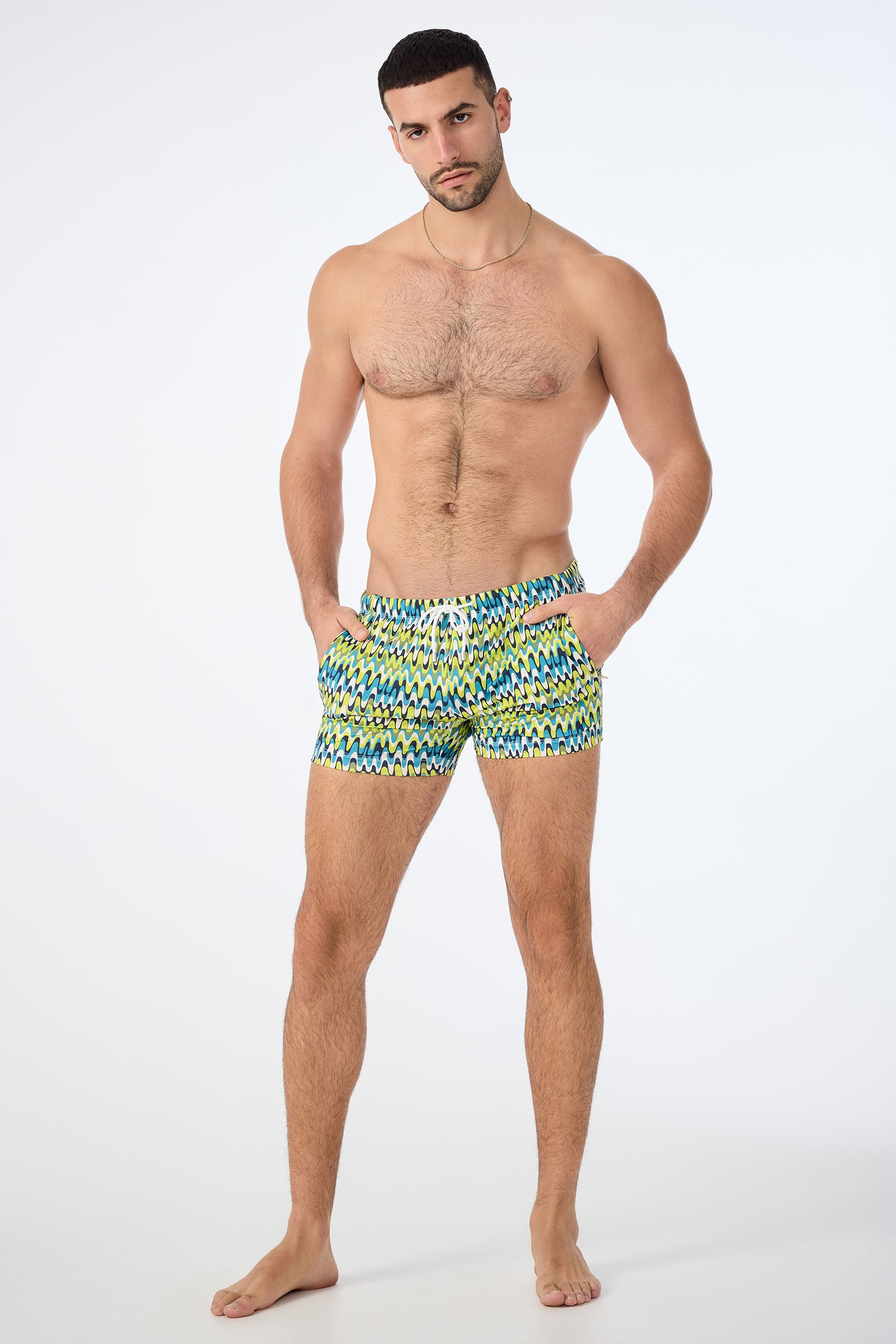 Palm Desert Swim Trunk - Psychedelic Voyage