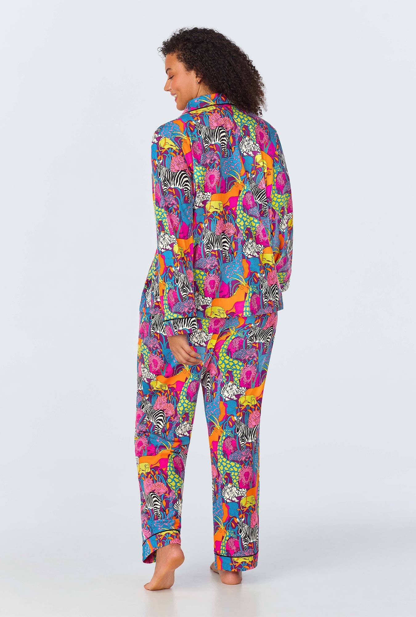 Jungle Women's Long Sleeve Long Pant Jersey PJ Set