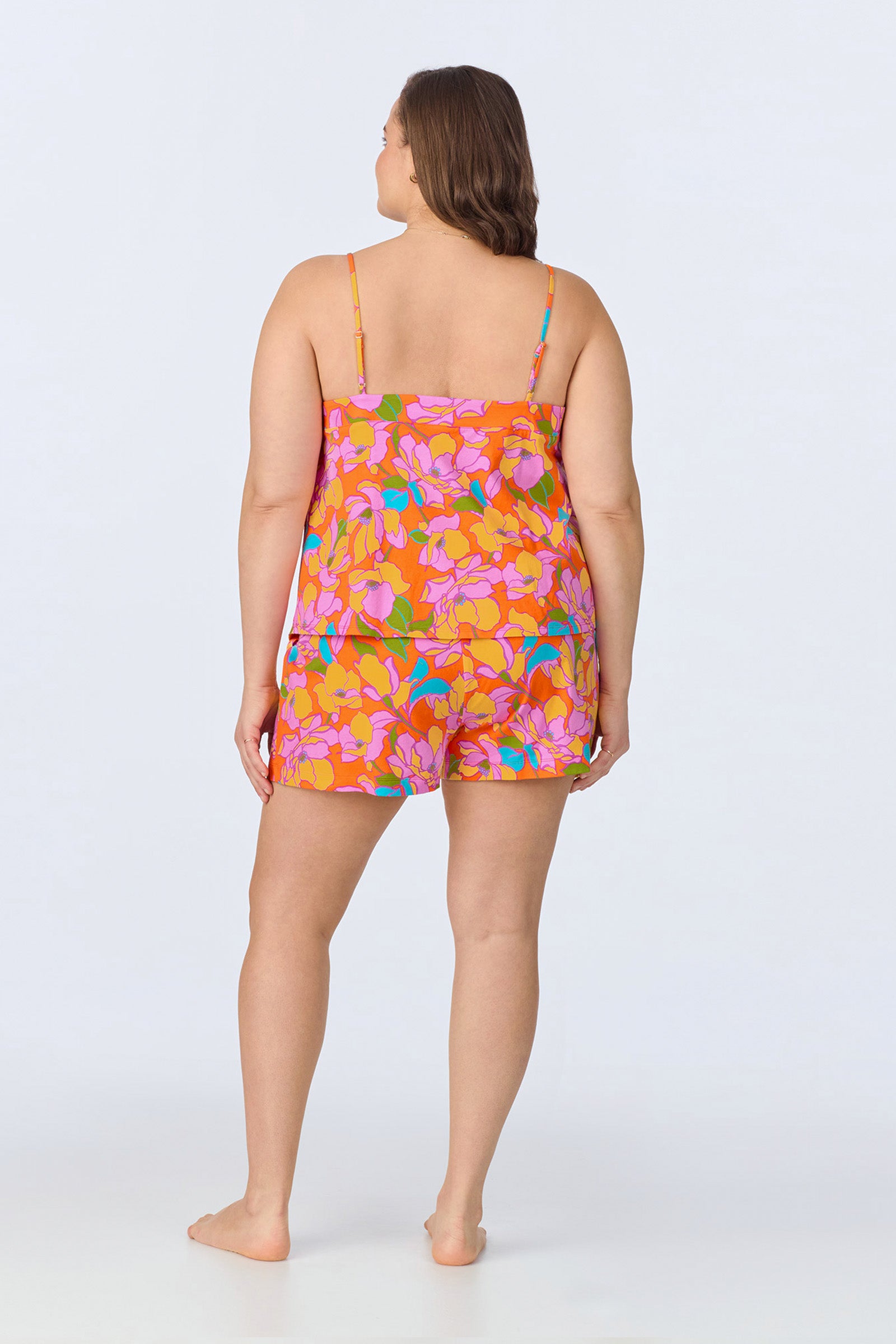 Cami Shorty PJ Set - Floral Stretch Jersey
