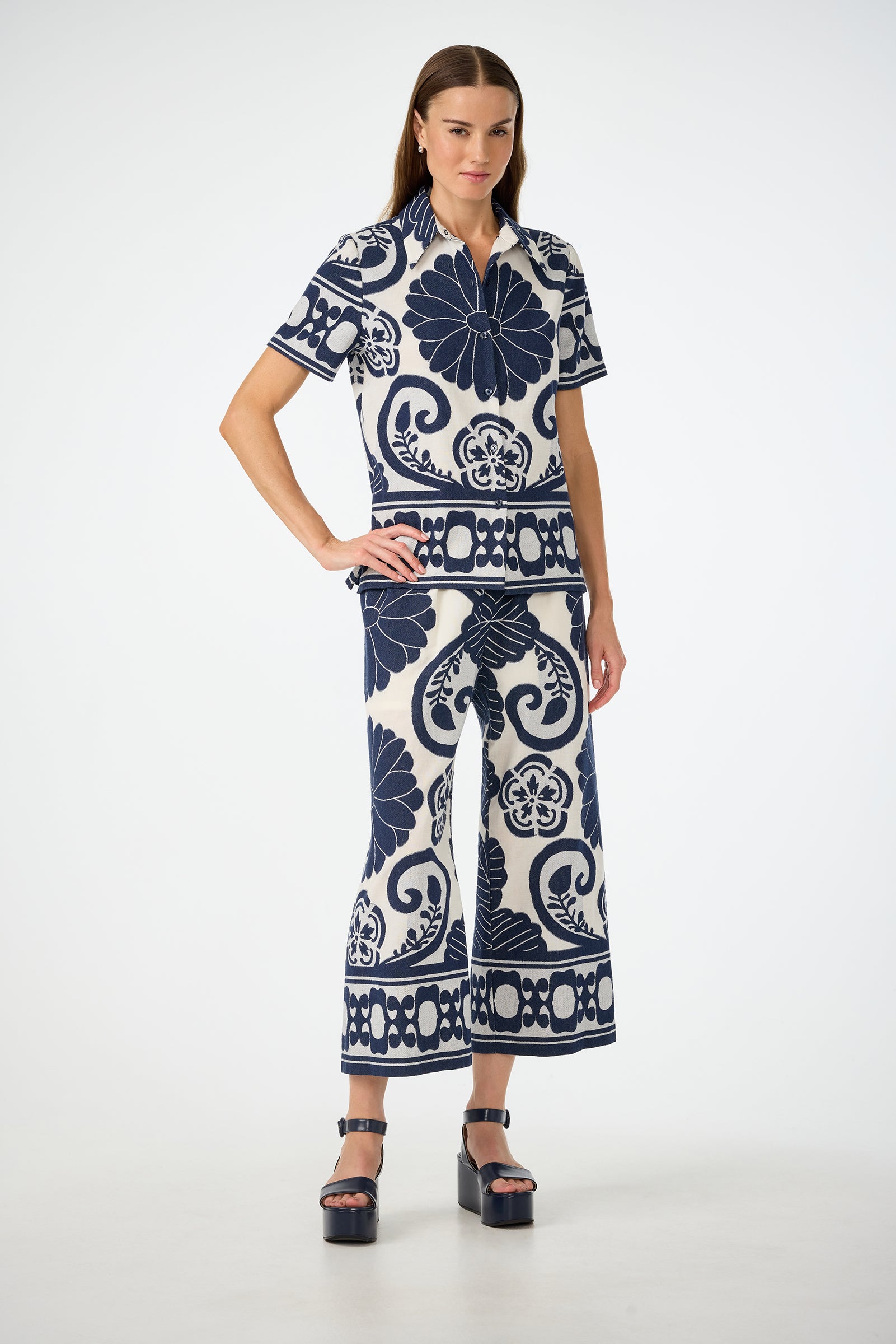 Estella 2 Cropped Pants - Fuyuko Fil Coupe