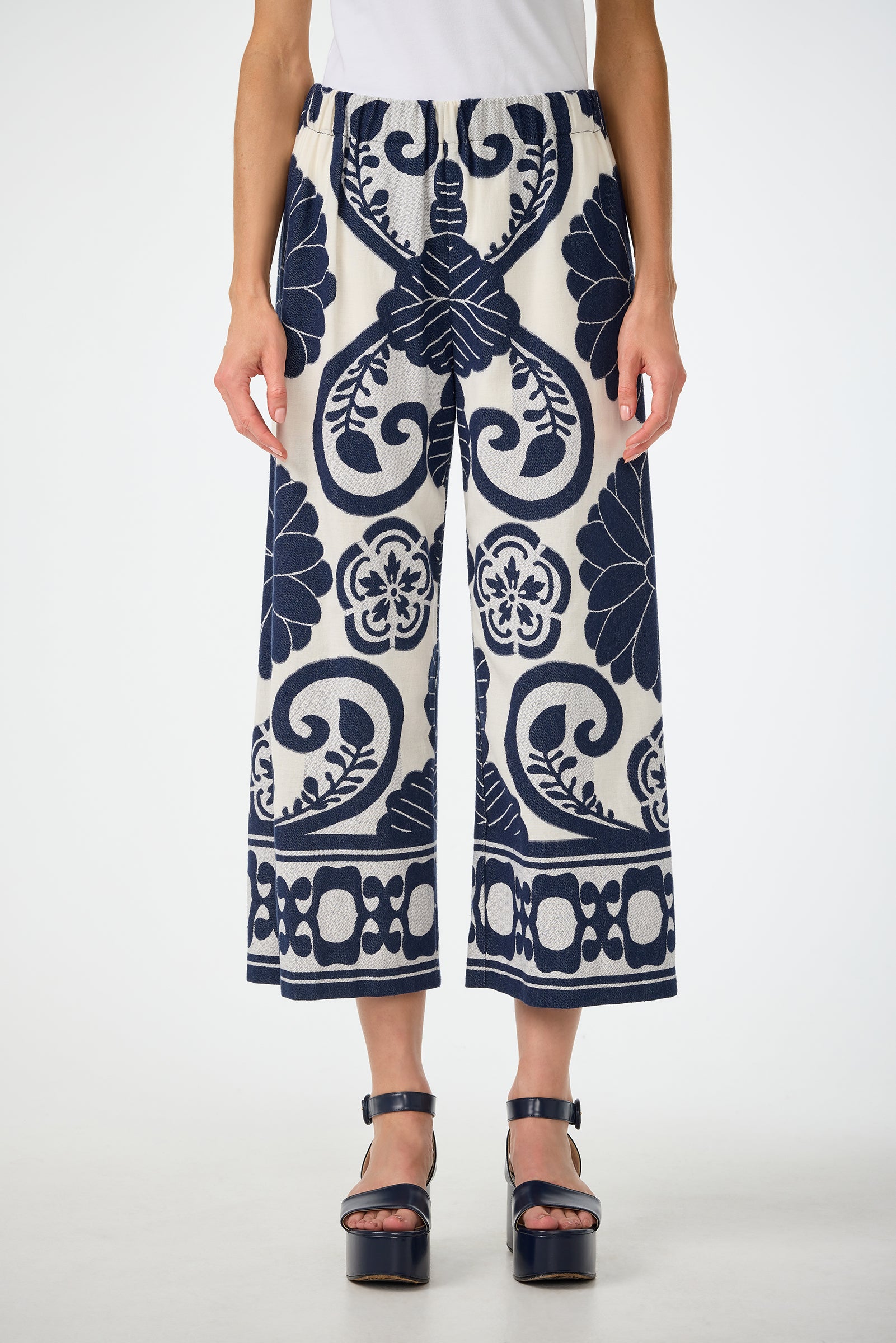 Estella 2 Cropped Pants - Fuyuko Fil Coupe