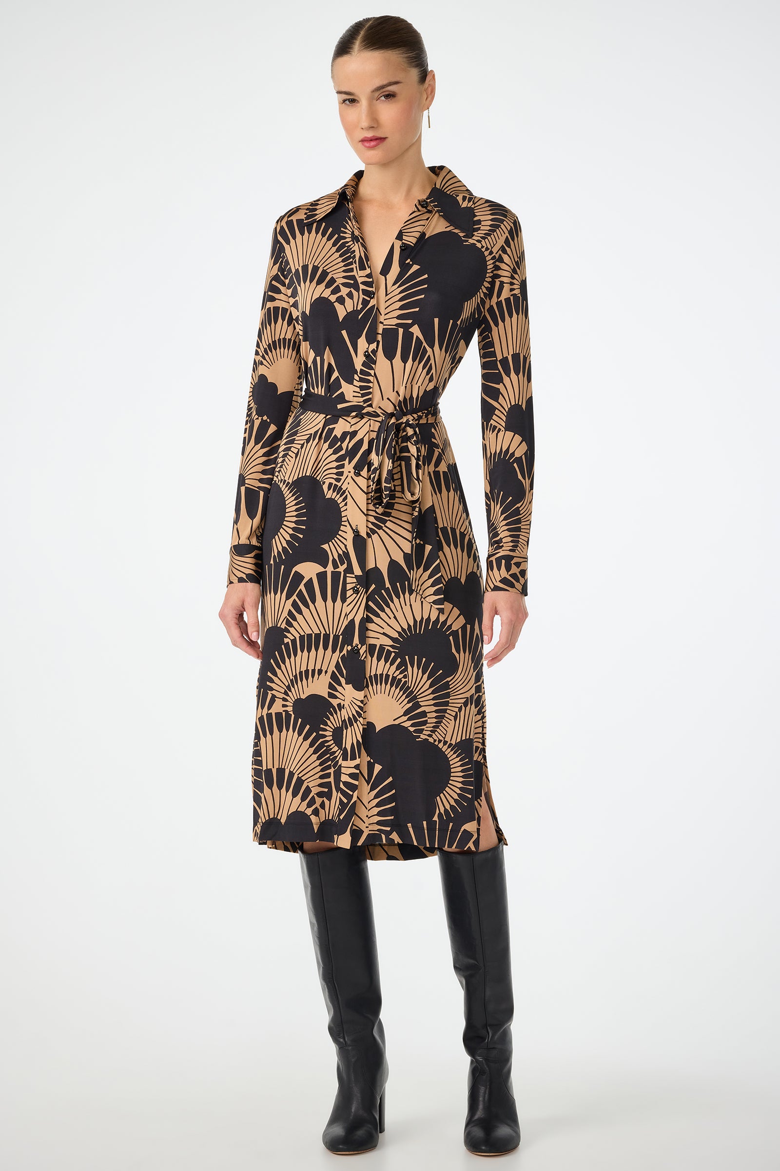 Radio City Wrap Dress - Juniper Jersey