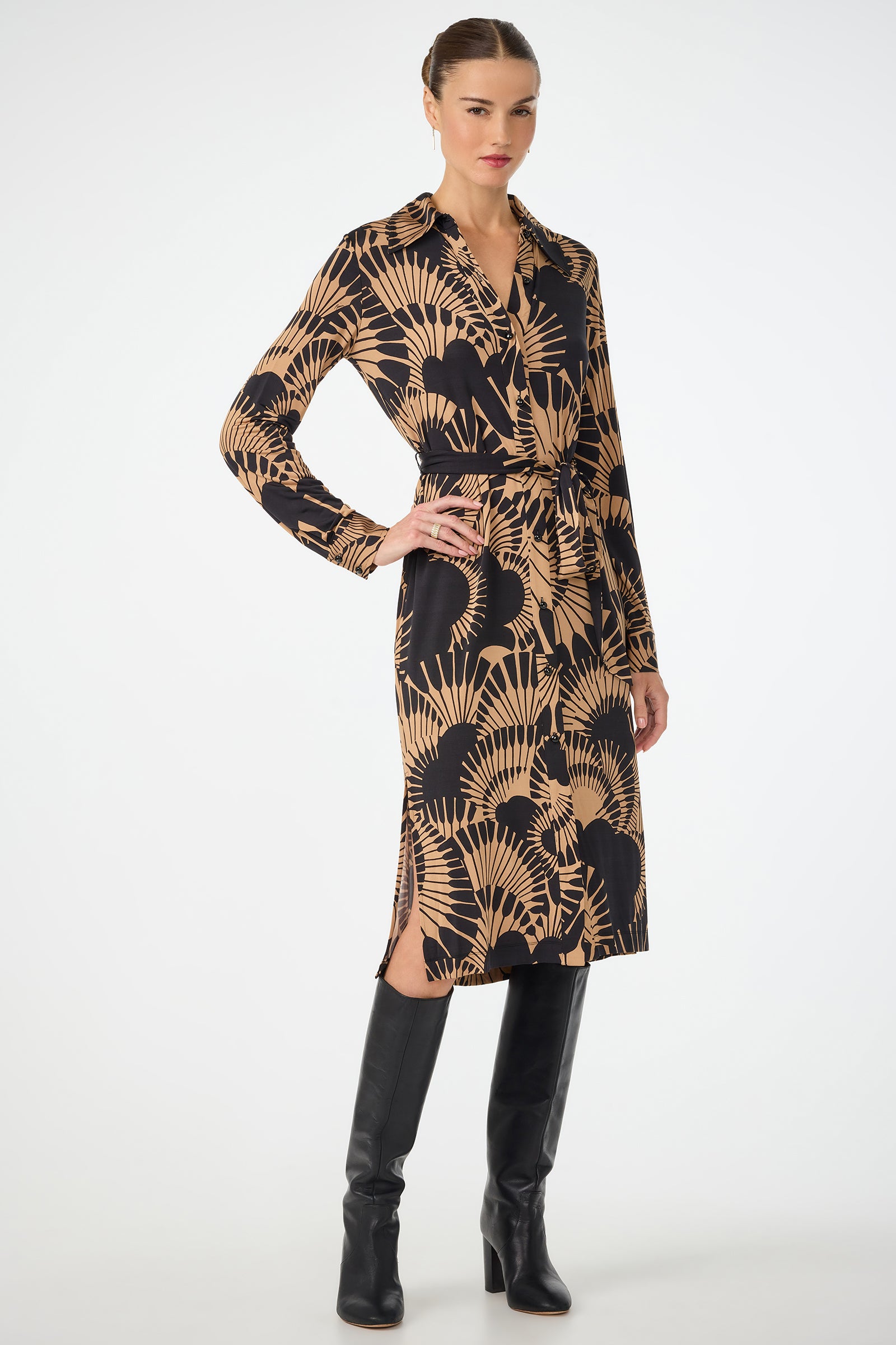Radio City Wrap Dress - Juniper Jersey