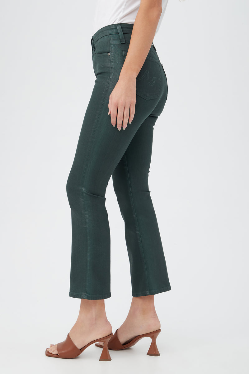 AG GREEN FARRAH CROPPED BOOTCUT JEAN in GREEN additional image 3
