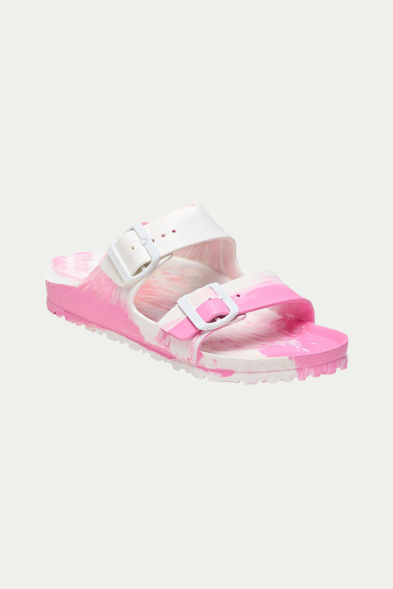 WOMEN'S ARIZONA PINK MULTI EVA SLIDE SANDAL in WOMEN'S ARIZONA PINK MULTI EVA SLIDE SANDAL