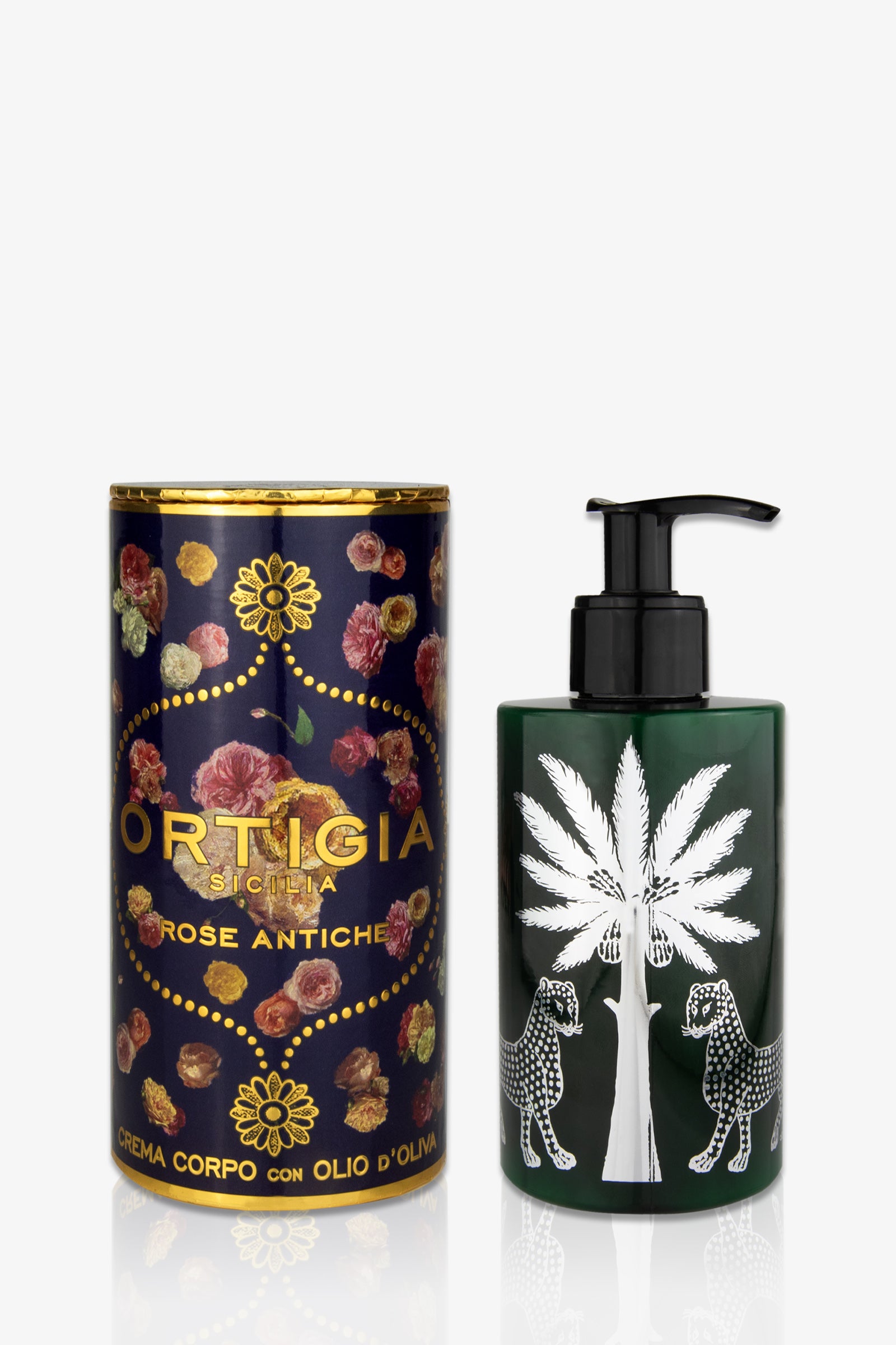 Of course! Please provide the keywords you'd like me to blend into the Ortigia Lotion description.