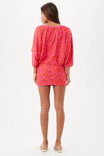 TRELLIS TUNIC SWIM COVER-UP in MULTI additional image 2