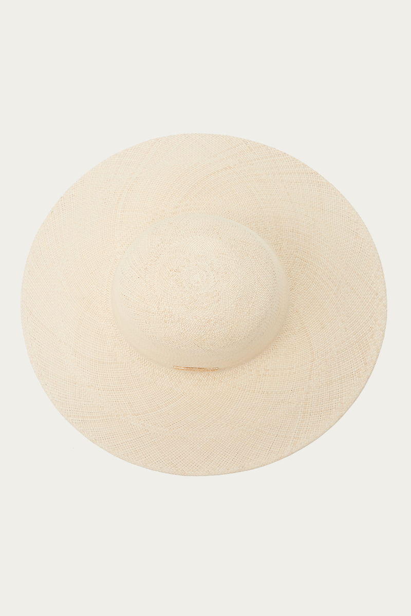 TRINA TURK INDIO ROUND CROWN HAT in LIGHT NATURAL additional image 1