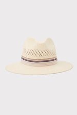 TRINA TURK PALMS FEDORA HAT in LIGHT NATURAL