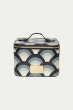 NUI SMALL STRUCTURED TRAIN CASE in BLACK/MULTI/GOLD