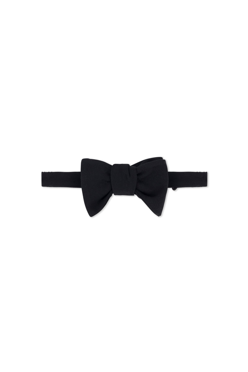 LUXE DRAPE BOW TIE in BLACK additional image 2