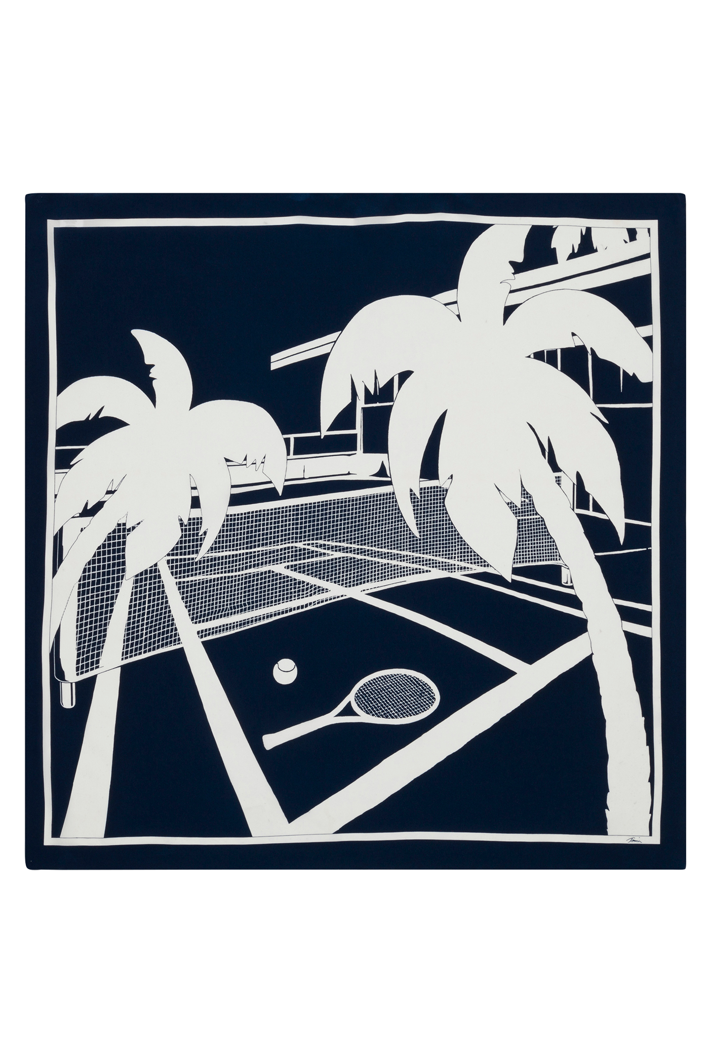Tennis Scarf - Silk