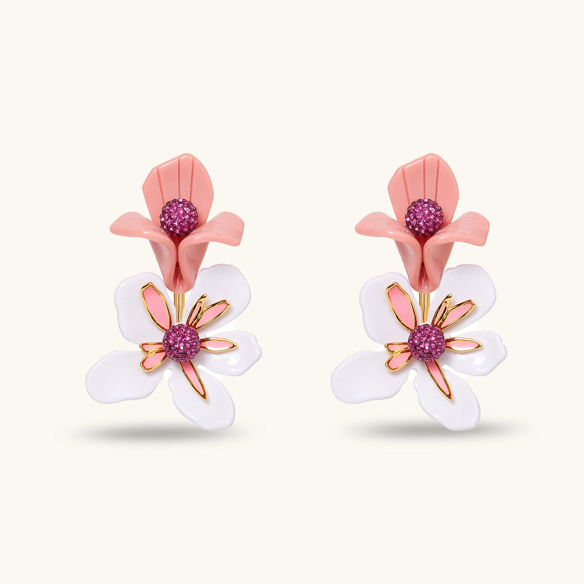 Lele Sadoughi x Trina Turk Bouquet Paradis Ear