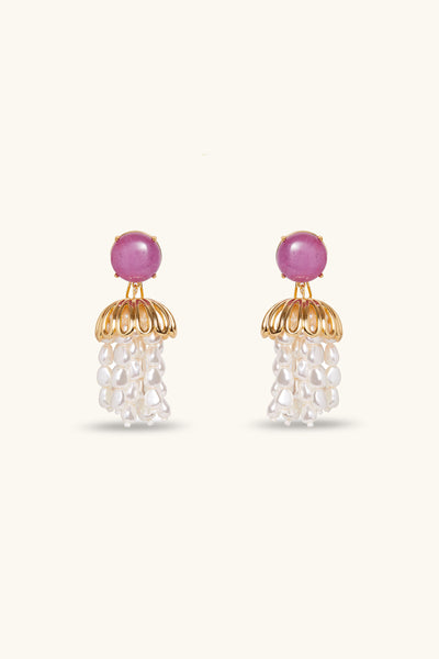Lele Sadoughi x Trina Turk Parapluie Strand Earrings