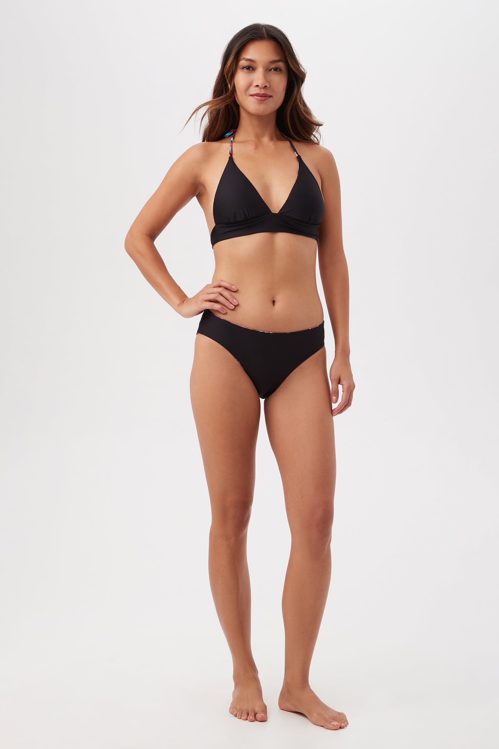 Luminary Reversible Halter Swim Top