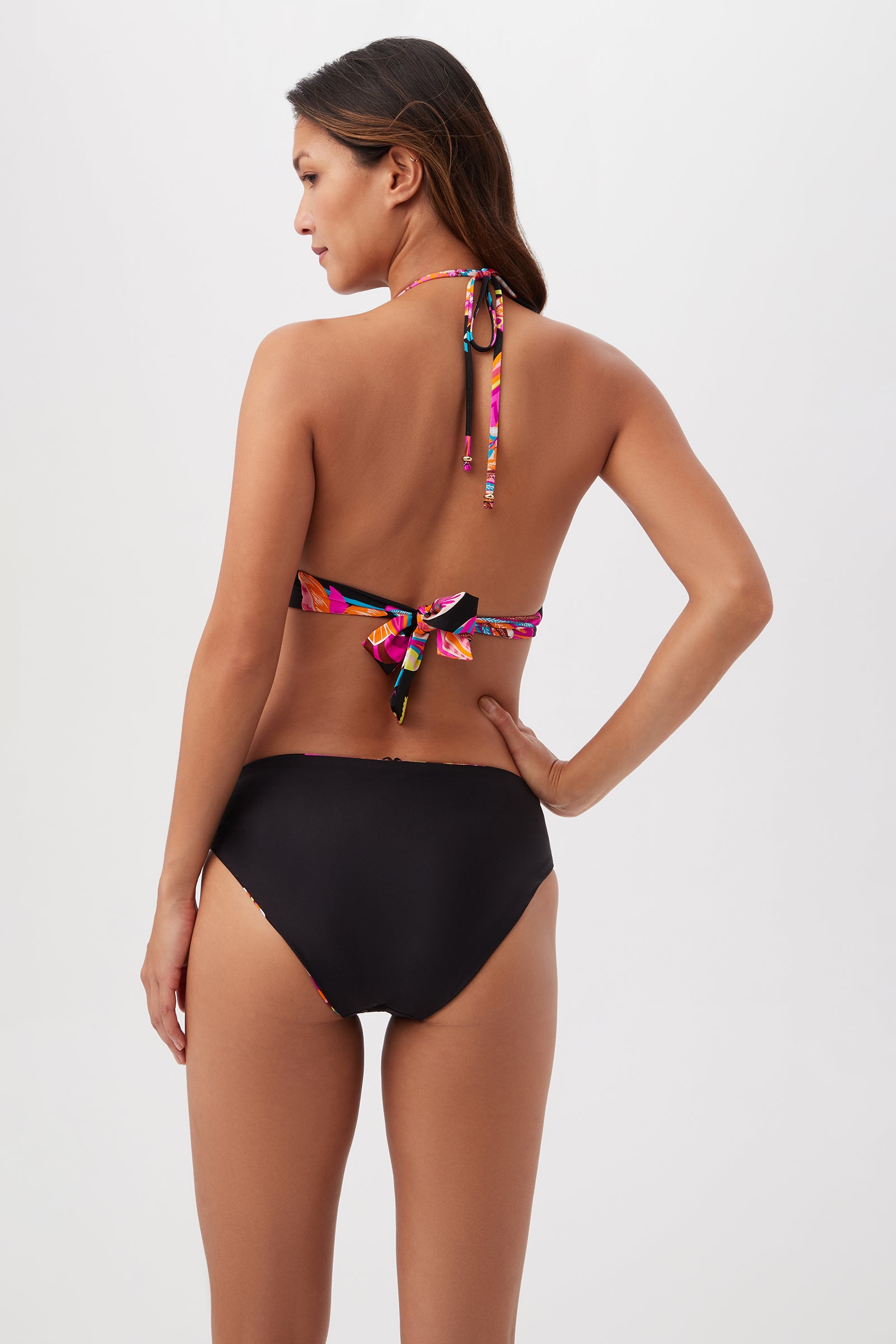 Luminary Reversible Halter Swim Top
