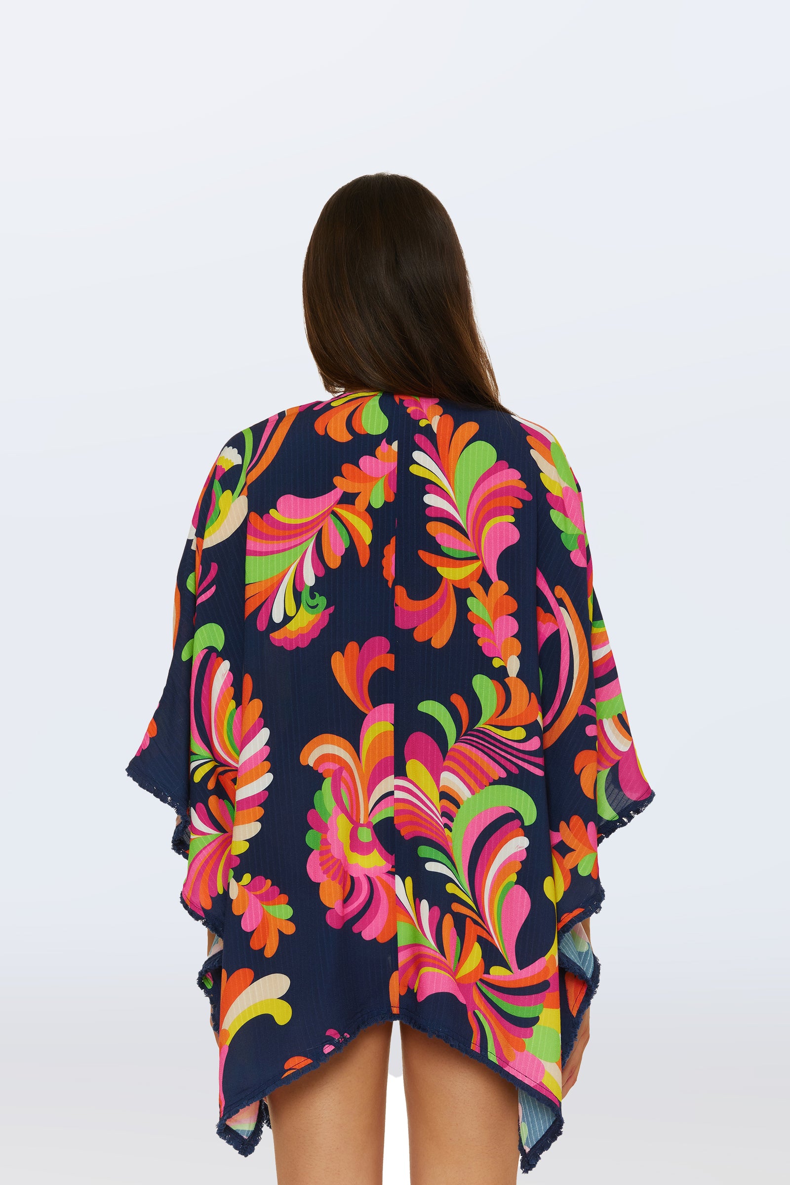 Kimono Swim Cover-Up - Palms Paradise