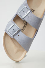 WOMEN'S ARIZONA ORIGINAL SHIMMERING PURPLE SUEDE SANDAL in PURPLE FOG additional image 2