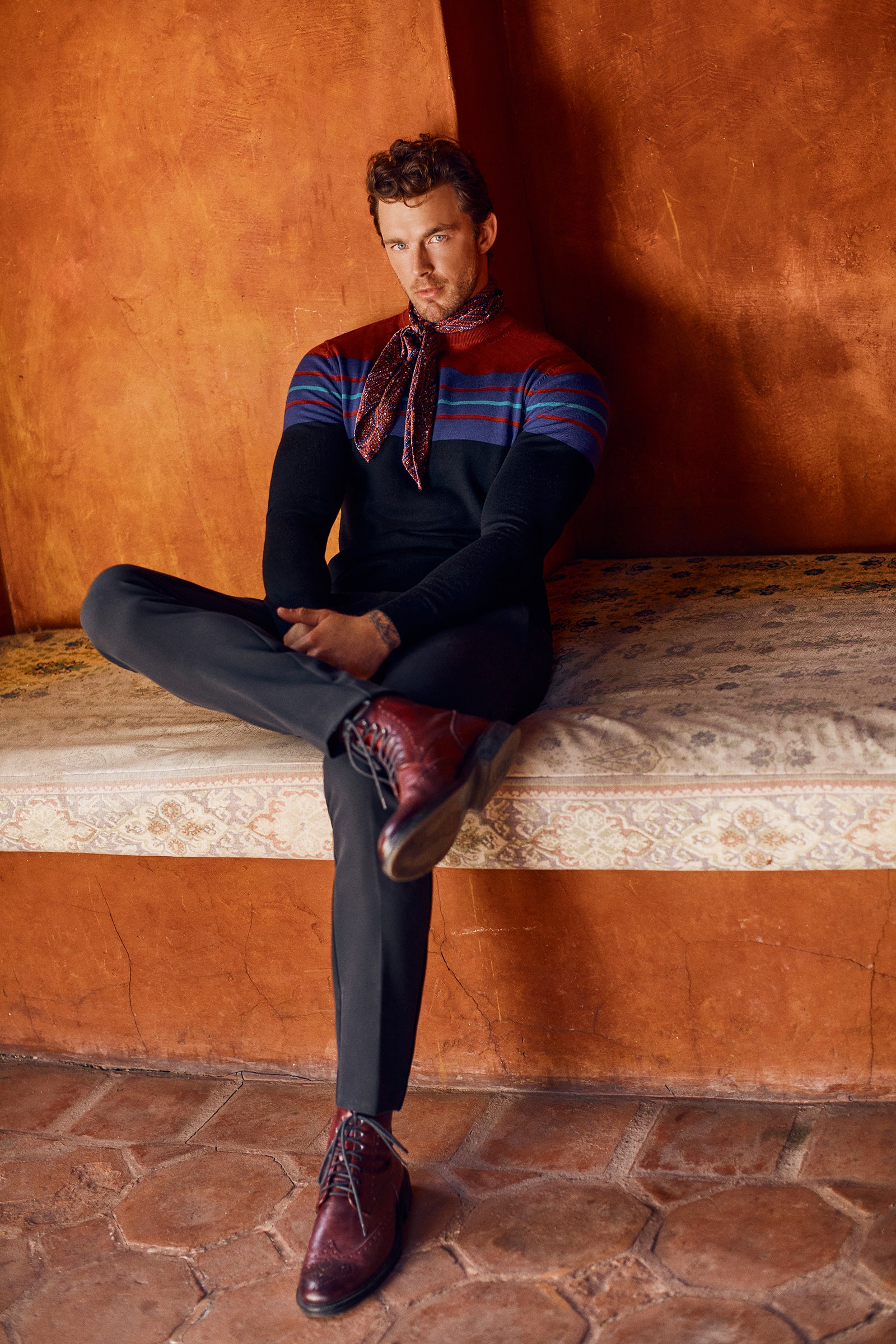 Romero Striped Sweater - Merino Wool