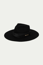 TT FELT FEDORA WITH BAND in BLACK