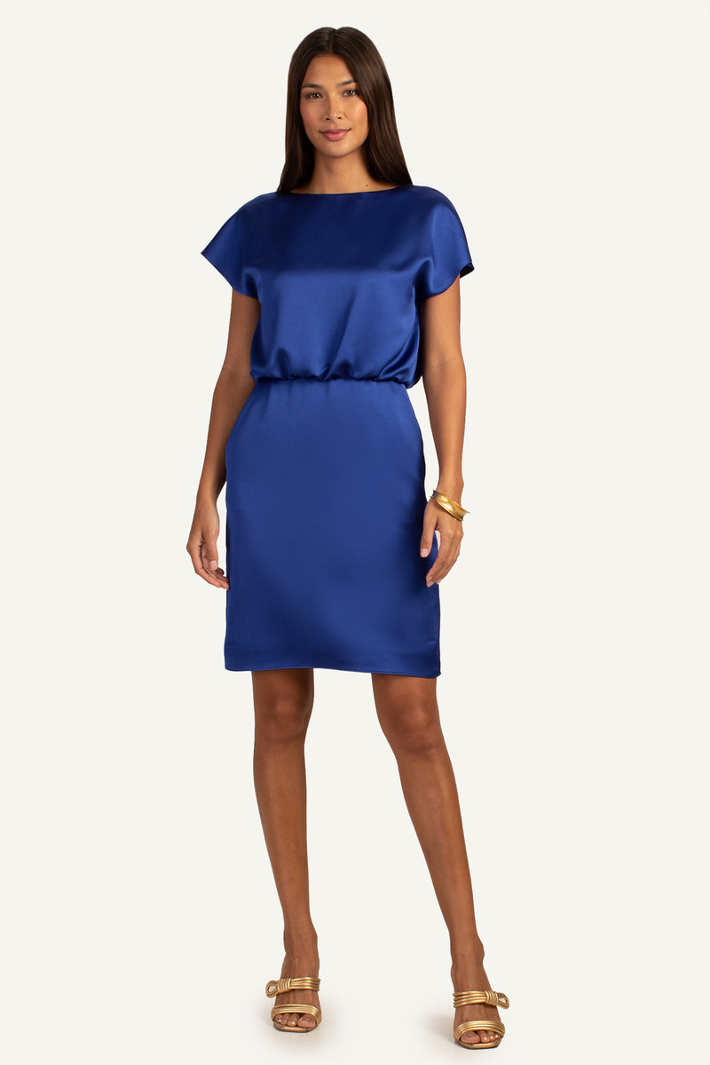 AMUSE DRESS in MAJORELLE BLUE