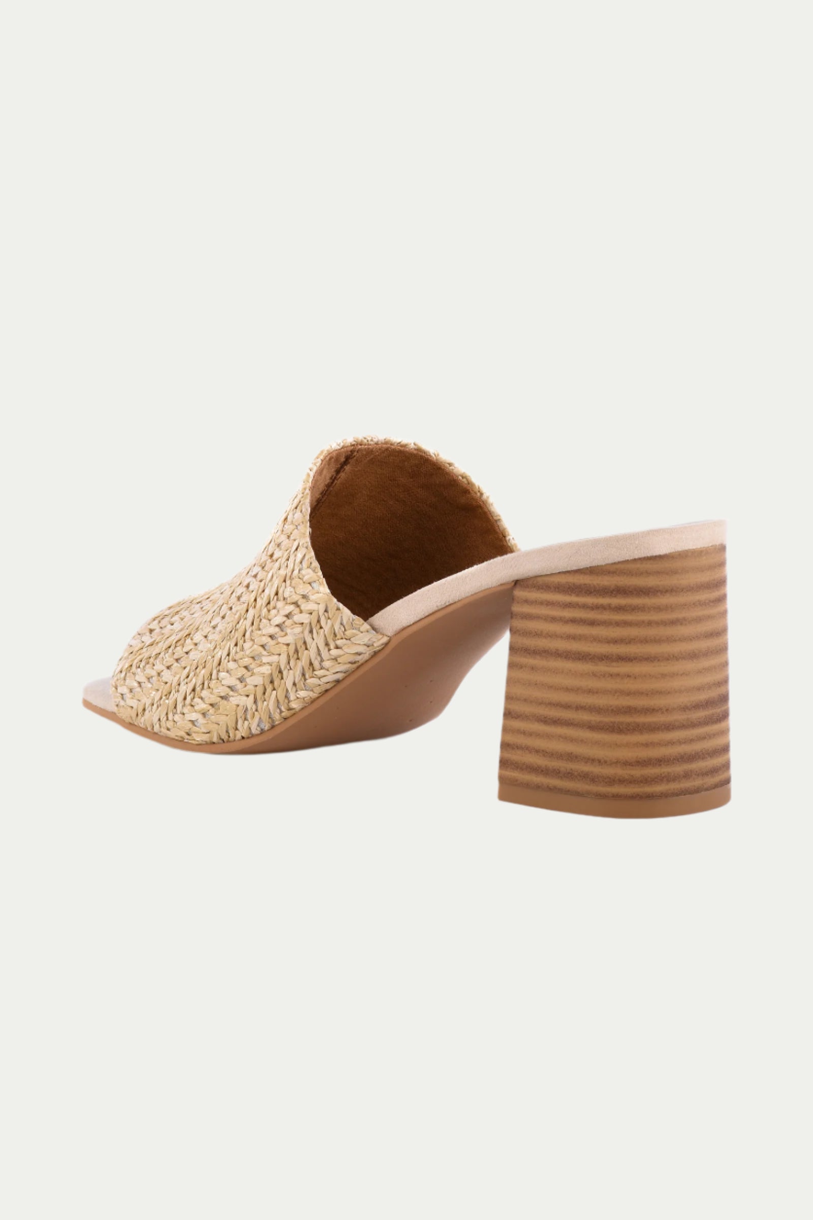 Adapt Raffia Heeled Mule Sandal