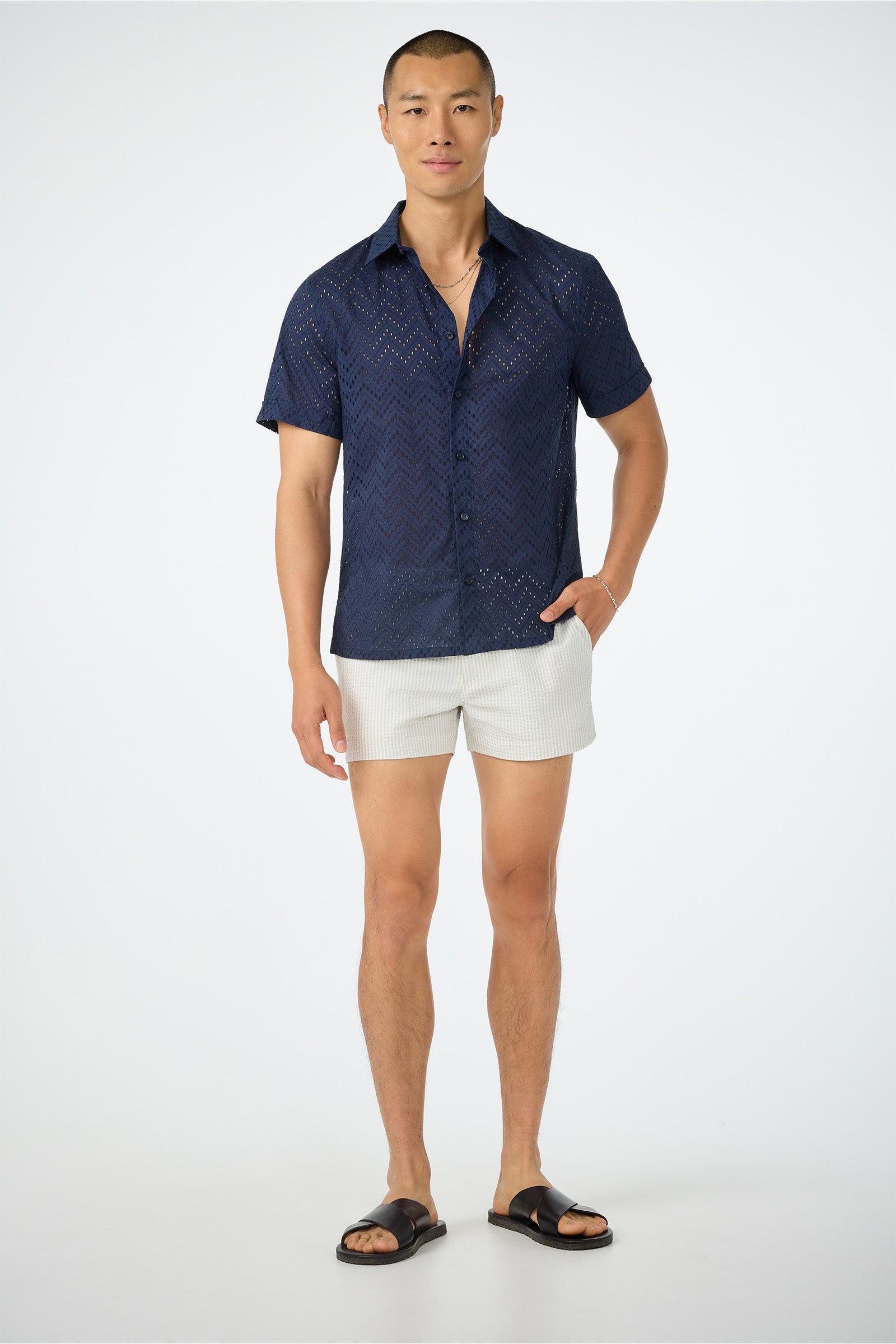 Chico Swim Trunk - Seersucker