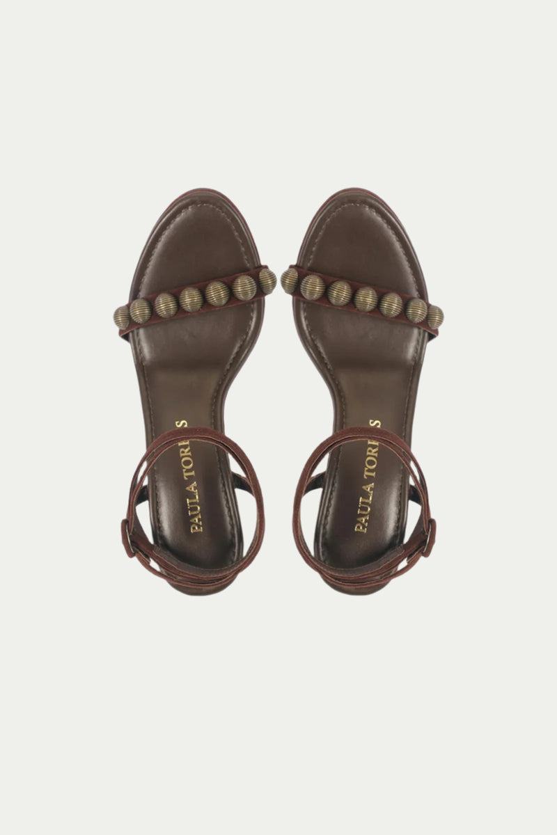 PAULA TORRES ESPANHA SANDAL in BROWN additional image 2