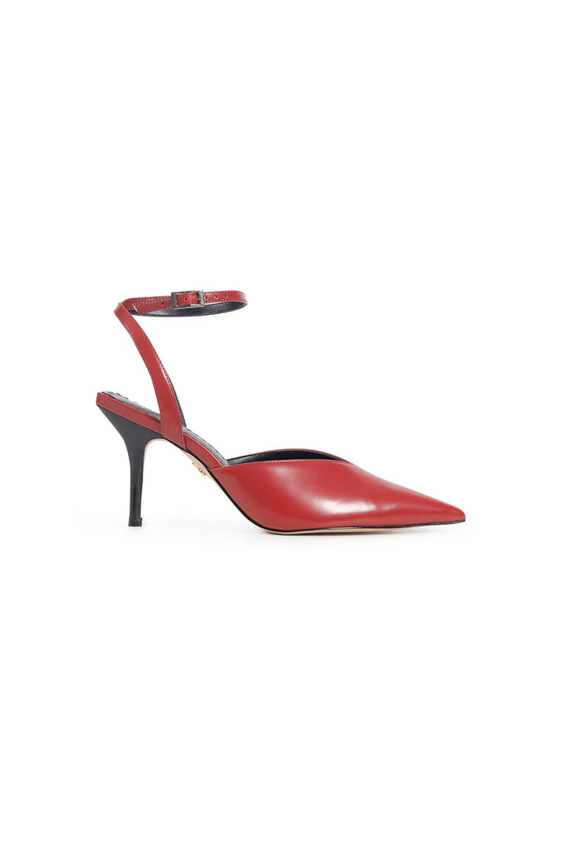 PAULA TORRES CANNES PUMP in RED additional image 1