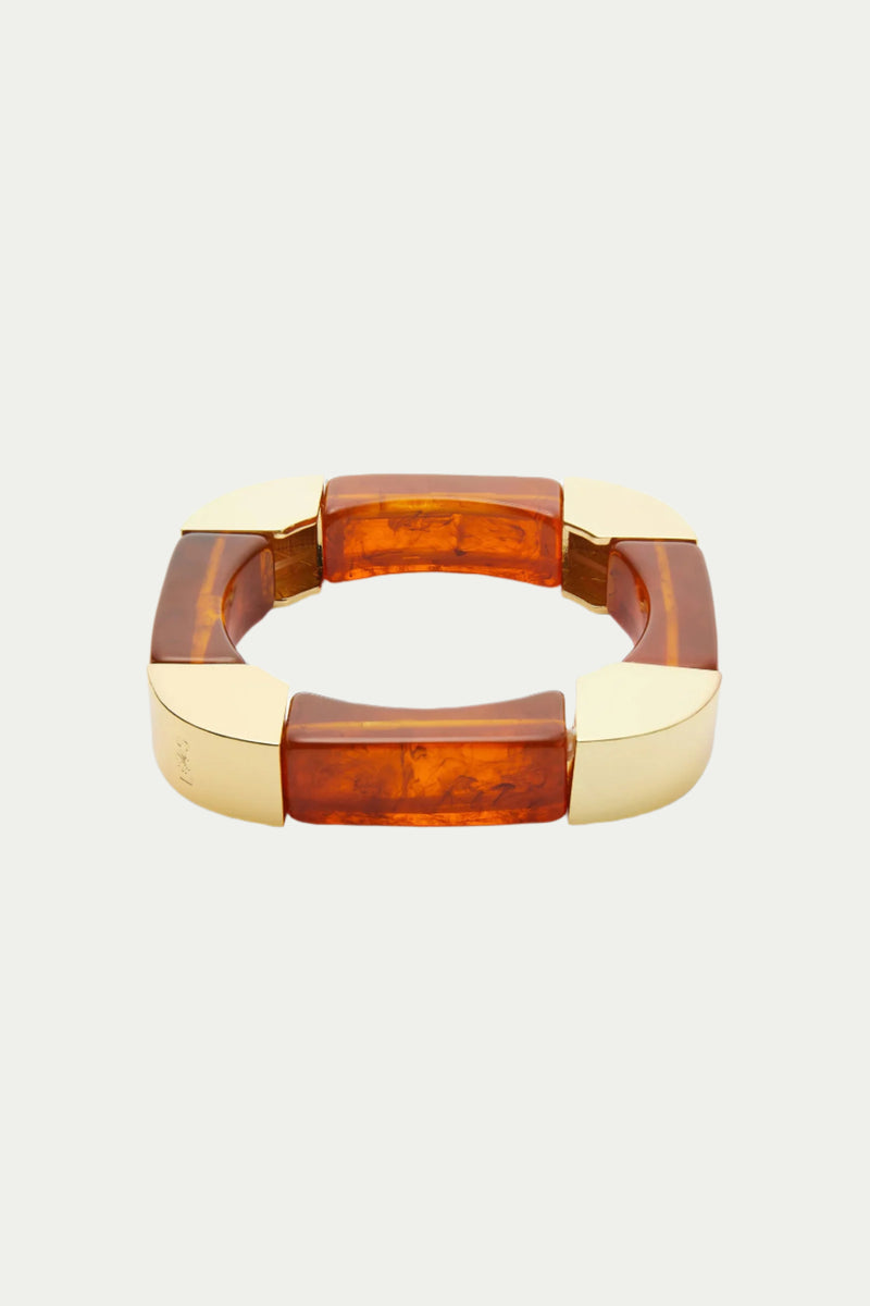 GEO STRETCH BANGLE TORTOISE in TORTOISE