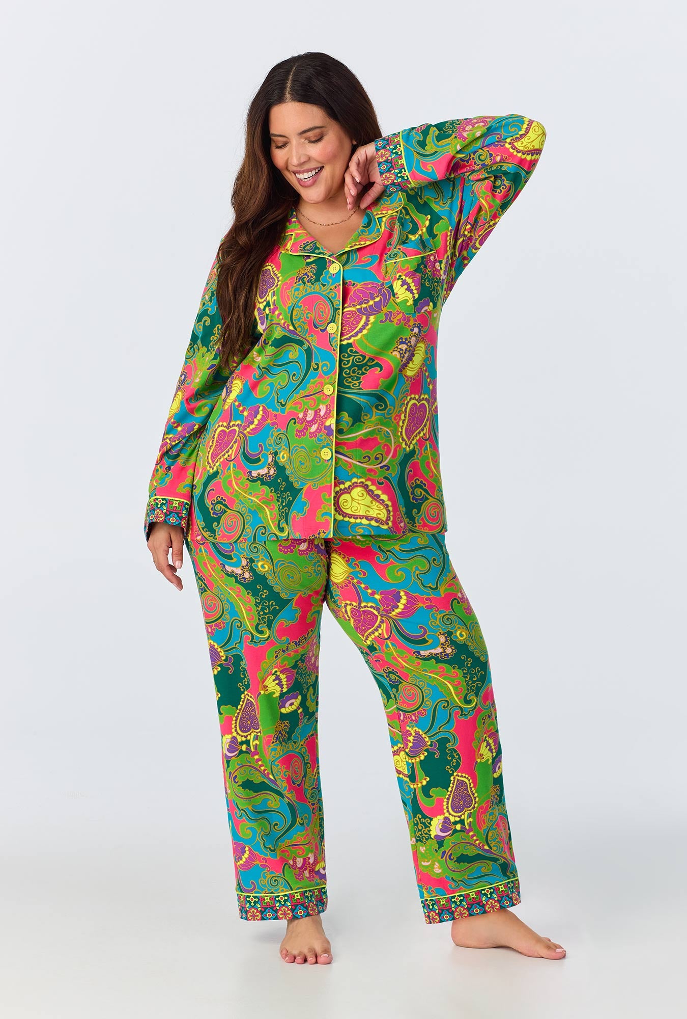 Turkish Delight Women's Long Sleeve Long Pant Jersey PJ Set