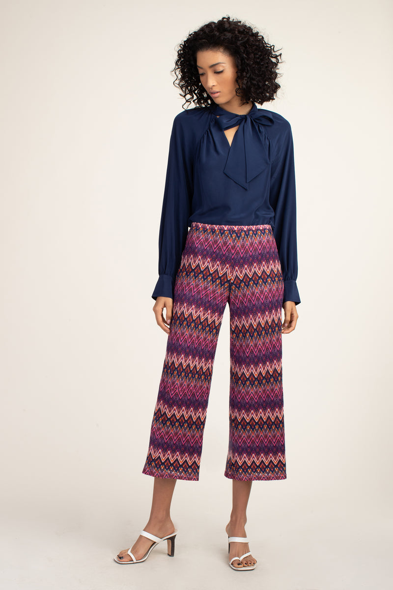 CROP PENELOPE PANT in MULTI additional image 2