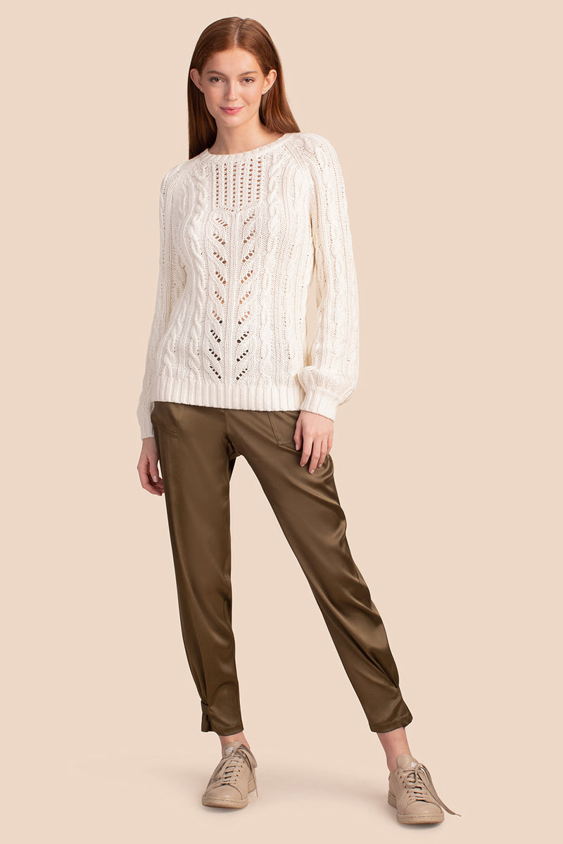 BANYAN SWEATER in WINTER WHITE additional image 2