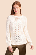BANYAN SWEATER in WINTER WHITE