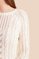 BANYAN SWEATER in WINTER WHITE additional image 3