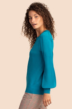 EVENING SUN SWEATER in MAGIC TEAL additional image 8