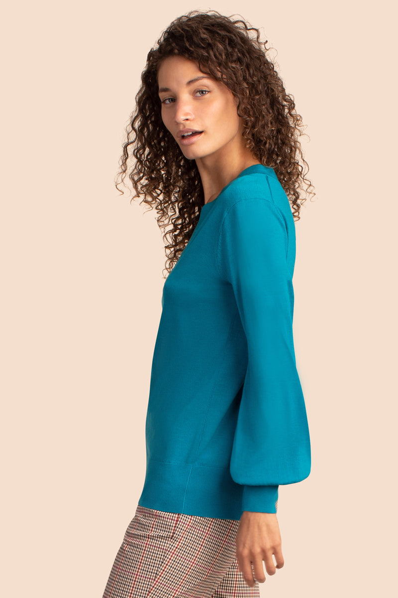 EVENING SUN SWEATER in MAGIC TEAL additional image 8