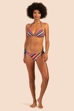 LUX PIQUE STRIPE TIE SIDE BOTTOM in MULTI additional image 5