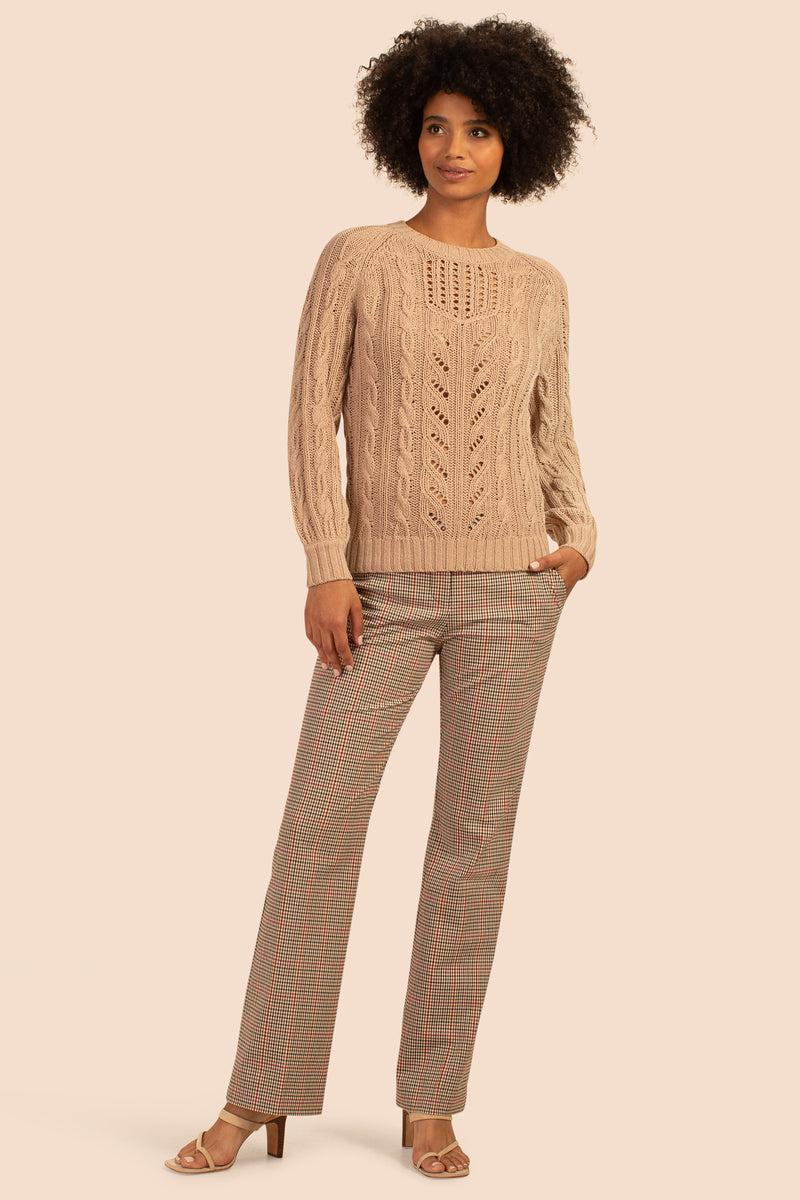BANYAN SWEATER in CAMEL NEUTRAL additional image 7