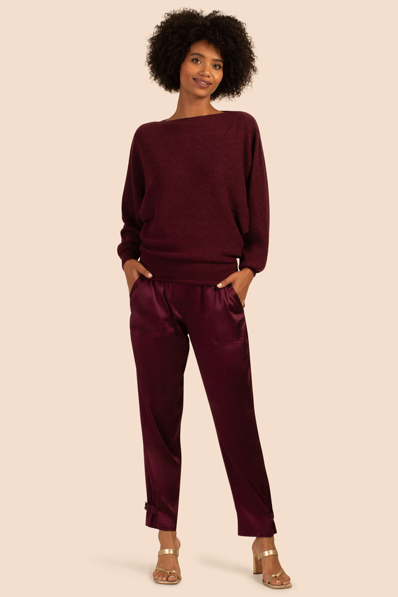 HALIMA 2 SWEATER in AMARANTH additional image 14