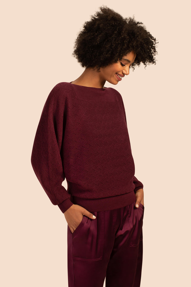 HALIMA 2 SWEATER in AMARANTH additional image 11