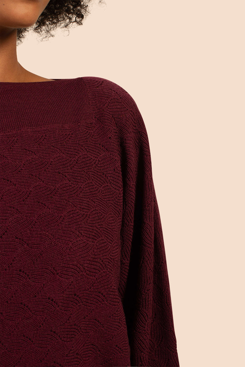 HALIMA 2 SWEATER in AMARANTH additional image 13