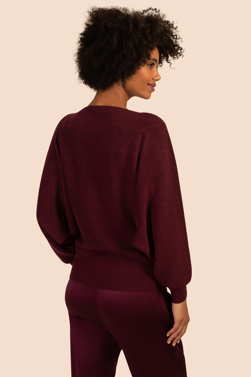 HALIMA 2 SWEATER in AMARANTH additional image 10