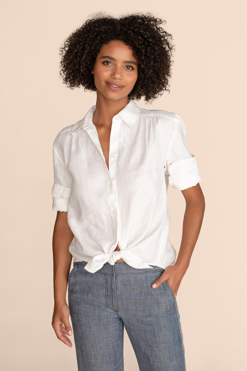 UNWIND SHIRT in WHITE