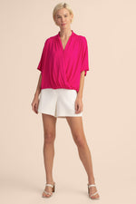 CONCOURSE TOP in PINK FUSCHIA additional image 5