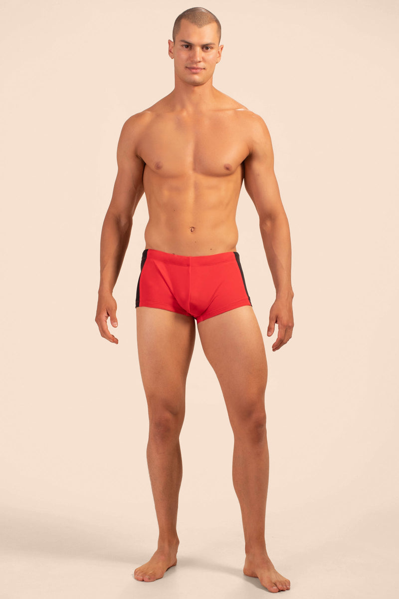 SOUTHPORT SWIM TRUNK in RED additional image 4