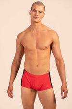 SOUTHPORT SWIM TRUNK in RED additional image 2