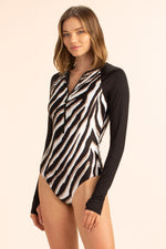 VIVANT HALF ZIP PADDLE SUIT in MULTI additional image 2